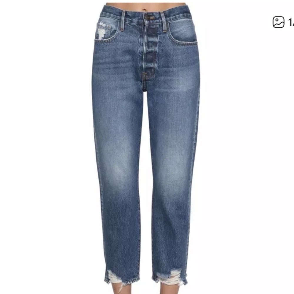 Frame Denim Le Original in Angeles Sand Fitted Straight Leg Jean. Size 26 $245 - Picture 1 of 10